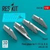 RESKIT RS48-0500 Pivot pylons for F-111 (A, D, E) with LAU-105 (4 pcs) (3D Printed) 1/48